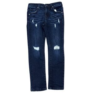 (B) Guess Dark Wash Ripped (6) Boys Pants